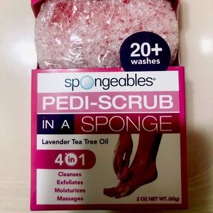 Pedi-scrub in a sponge, 2 OZ